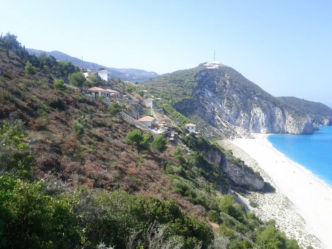 Παραλία Μύλος Λευκάδα - απομονωμένη παραλία μεταξύ Αγίου Νικήτα και Κάθισμας